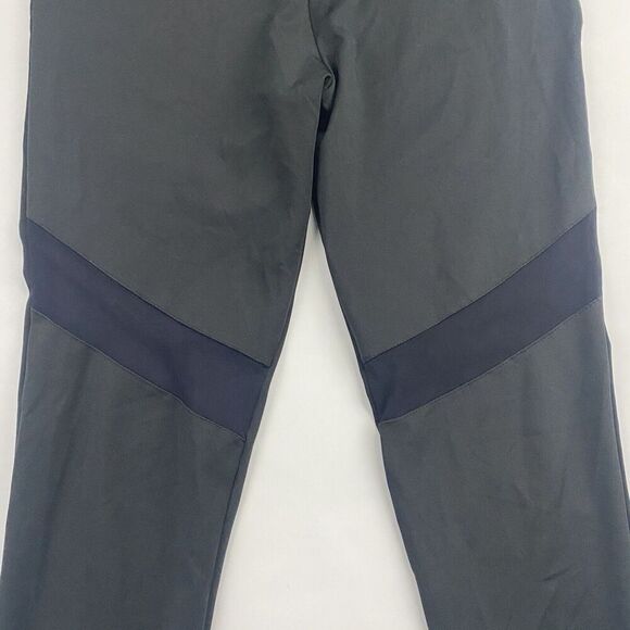 ZARA Women's Black Activewear Ankle Leggings Mesh Panels Size XL Stretch - Picture 4 of 7